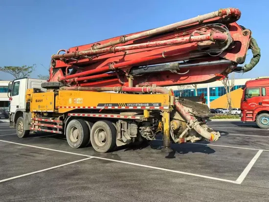Reliable Sanny 40m Used Heavy-Duty Concrete Pump Truck for Diverse Applications