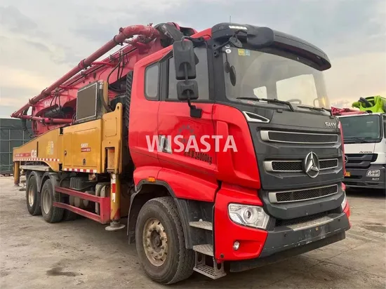 Construction Machine Truck Mounted Concrete Pump 49m 49X-5z SA Ny 49m Concrete Pump Truck