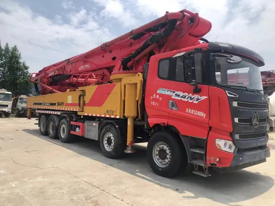 2023 65m Sani Used Concrete Boom Pump Truck on Sani Chassis Construction Concrete Machinery Second Hand Concrete Pump Truck