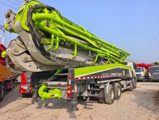 Reliable Used Diesel Concrete Pump Truck 63m Zoomlion Euro5 Model