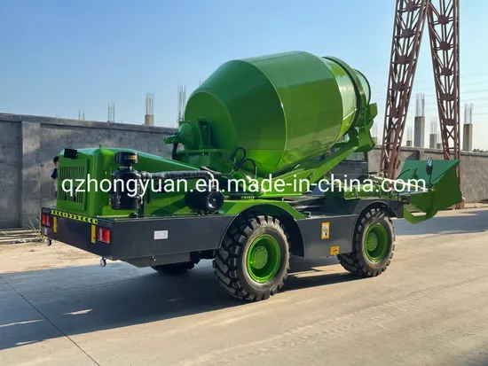 Famour Brand 4m3 Small Cheap Self-Loading Concrete Mixer Truck Price