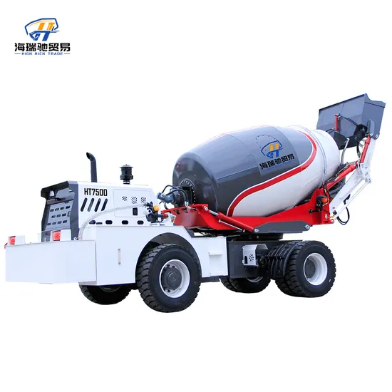 Portable 3.5m³ Self Loading Concrete Mixer Truck Drum and Cab Slewed 270° Self Loading Cement Mixer Truck for Construction 2024