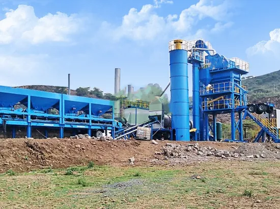 60t/H Mobile Asphalt Bitumen Production Plant Mini Asphalt Batching Plant