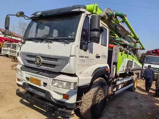 Durable Zoomlion 37m Diesel Pump Truck - High Performance Construction Machinery