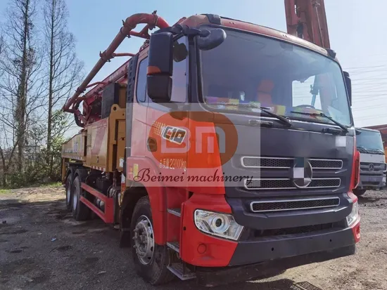 Used Concrete Pump Truck Sanny 43m on Sanny for 3 Axles