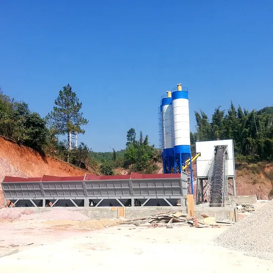 Js Twin Shaft Mixer Stationary Concrete Mixing and Batching Plant
