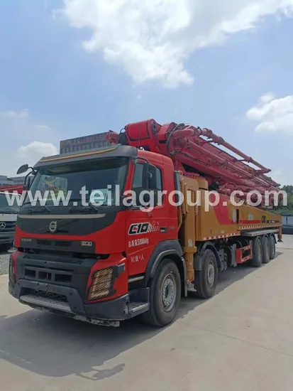 Used Concrete Boom Pump Truck Sy 66m 2019