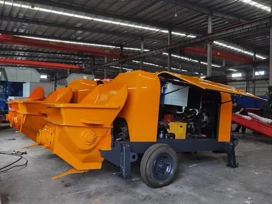 30m3/H 40m3/H 50m3/H Concrete Trailer Pump Stationary Pump