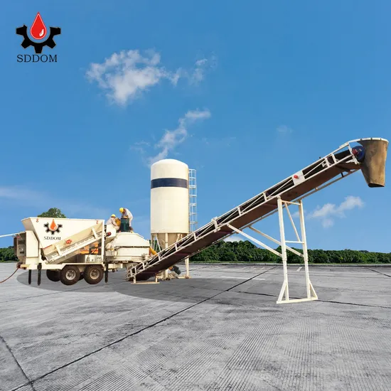 Mobile Concrete Batching Plant with a Variety of Mixers