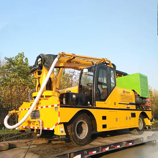Tunnel Construction Wet Mix Concrete Spraying Articulated Robot Arm Shotcrete Machine System