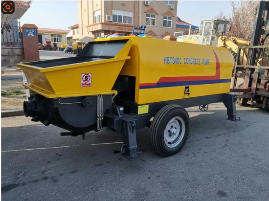 Fine Aggregate Concrete Conveying Pump Fine Stone Cement Mortar Pump Truck Mortar Concrete Ground Pump