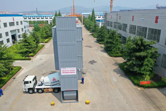 Large Capacity Hzs120d Concrete Batching System Control Machinery