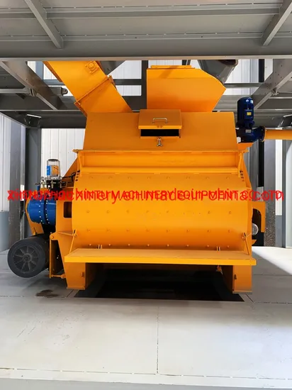Js Series 2000 Litres Double Spiral Twin Shaft Concrete Mixer Js2000