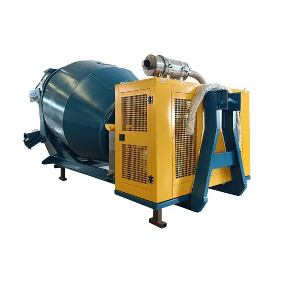 Brand Portable Concrete Mixer Mini Drum Mixer 4m3 8m3 Cement Mixers