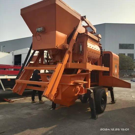 Concrete Mixer and Pump Combination 30m3/H Portable Concrete Batch Plant