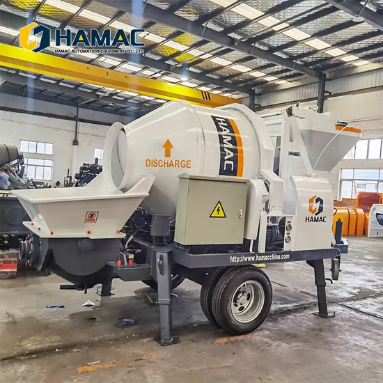 Portable Concrete Pump Mixer with Good Service Cement Mixer with Pump Machine Price