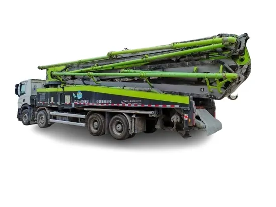 2020 2021 63m Zoomlion Used Concrete Boom Pump Truck on Sca Nia Truck Second Hand Concrete Pump Truck