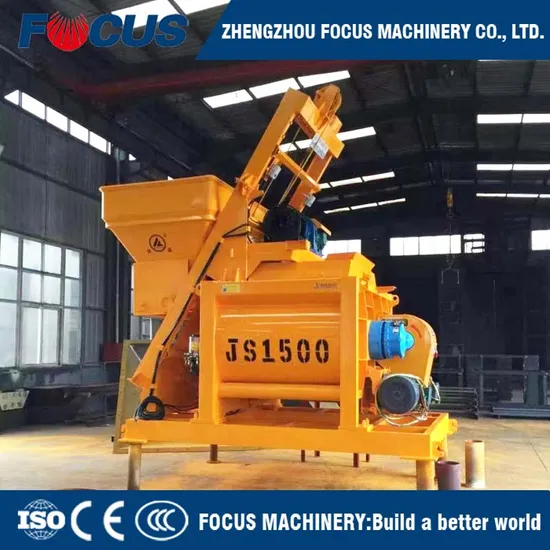Easy Maintenance Concrete Mixer Price Js1500