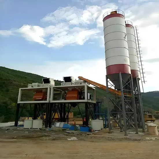 Durable Stationary Concrete Mixing Plant for Large-Scale Operations