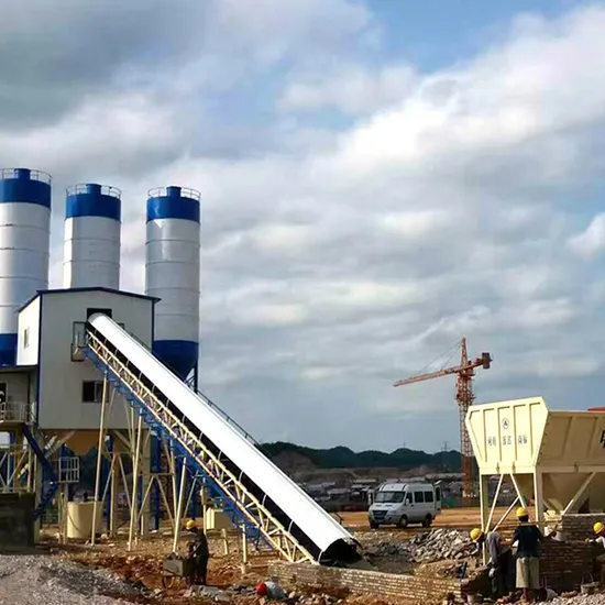 High Efficiency Belt Conveyor Delivery Aggregate Machine 60m3/H-240m3/H Concrete Batching Plant