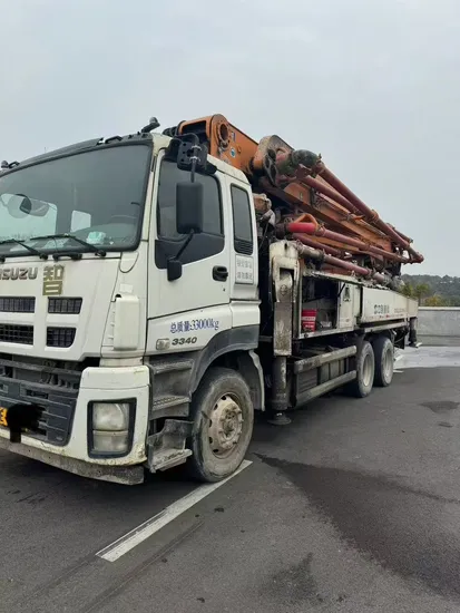 Used Zoomlion Diesel Equipment: 47m Concrete Pump Truck Machinery