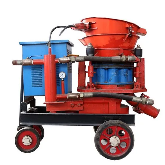 Automatic Construction Portable Concrete Building Wall Dry Mix Shotcrete Machine