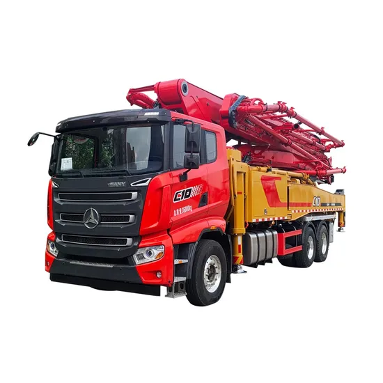 New and Used Sanny Sym5359thb 490c-10 Vertical Reach 48.6 M Output 170/120 Cbm/H Pressure 8.3/12 MPa Truck-Mounted Concrete Pump