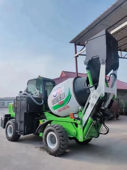 1.2cbm Self Loading Concrete Mixer 4 Wheels 6 Wheels Self-Loading Concrete Truck Mixer