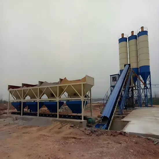 Advanced Automated Concrete Mixing Plant with Precision Control