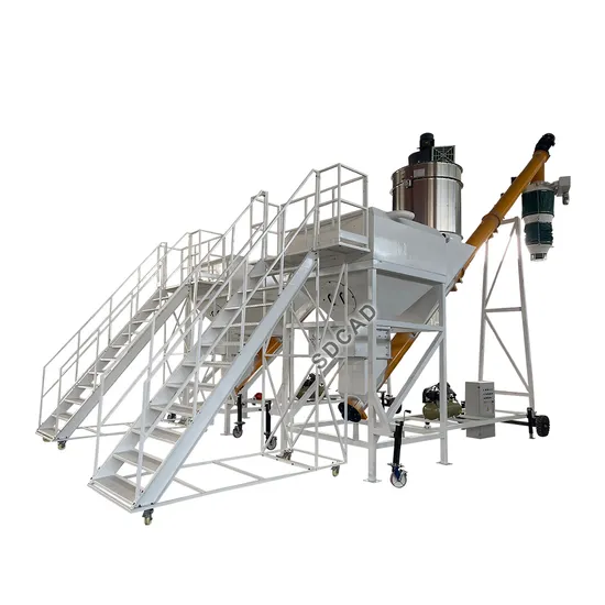 Mobile Bulk Truck Loading Systems Unloading Super Sack Prill Without Dust