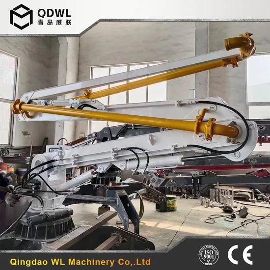 Qdwl Cement Conveying Machinery Concrete Distributor Wheel Hydraulic Concrete Placing Boom Hyg17/19