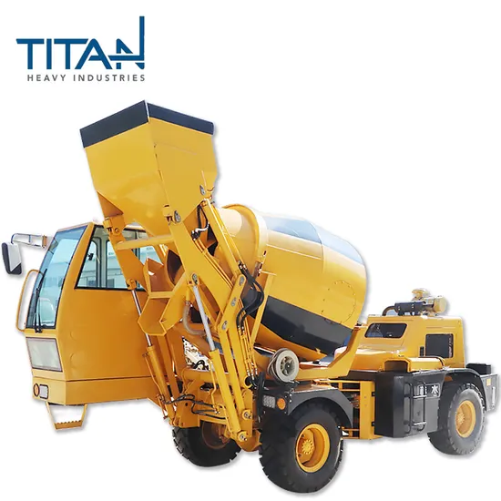 TL2500 Self Loading Concrete Mixer Buildings Titan 2.5cbm Self-loading Mixer with CE ISO OEM