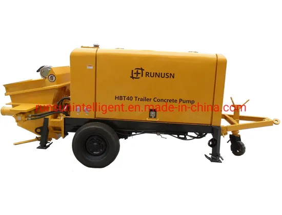 Hbt40 Trailer Beton Pump Driven by Electric Motor