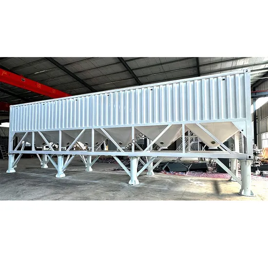 Portable Horizontal Cement Storage Silo 50 Ton 100 Ton Low Temperature Steel Silo Container Size 40hq