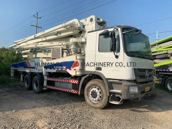 5 Boom 47m Diesel Concrete Equipment Concrete Boom Beton Pump Used Concrete Pump Truck Machine