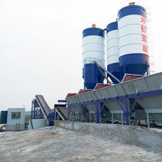 Fixed Concrete Plant New Price Layout Stationary Ready Mixed Stabilized Soil Batching Plant for Sale