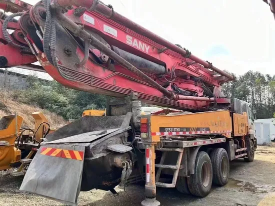 Concrete Machinery 43m Used Cement Pump Truck for Concrete Delivery