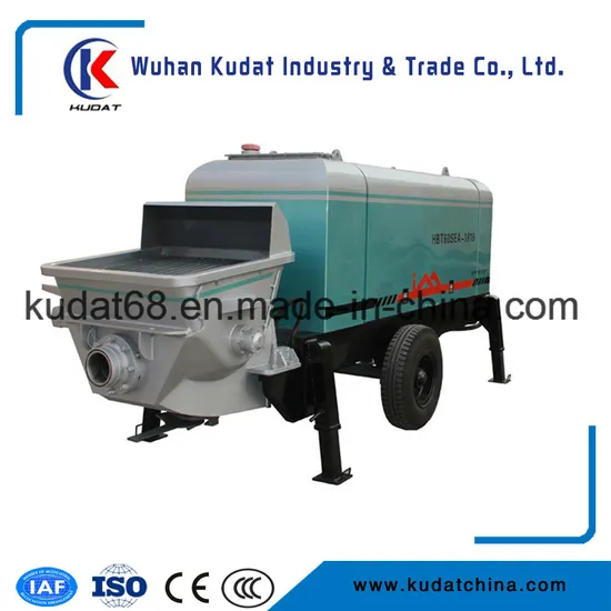 Electric Trailer Mounted Concrete Pump Hbt60sea