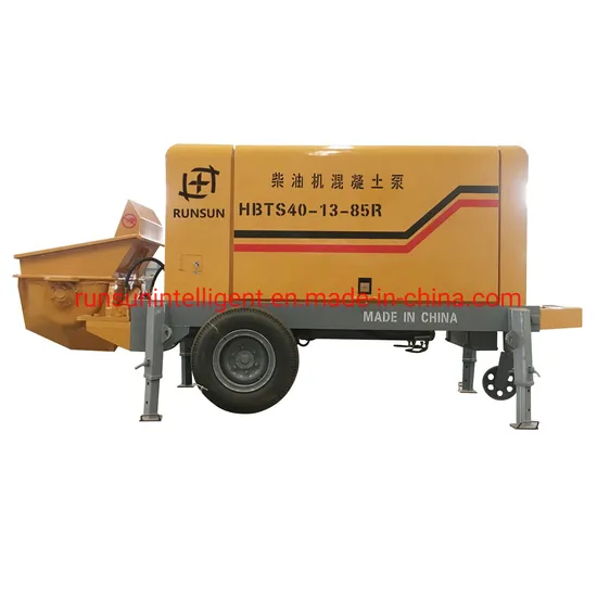 Hbt40r Diesel Engine Stationary Concrete Pump