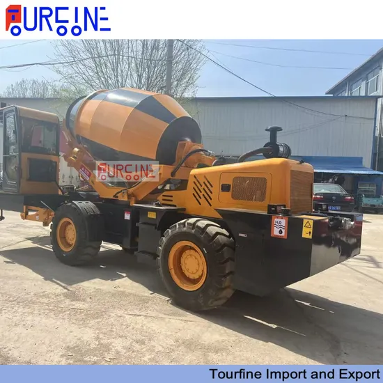 Self Loading Concrete Mixer Truck 4cbm Tank for Sale