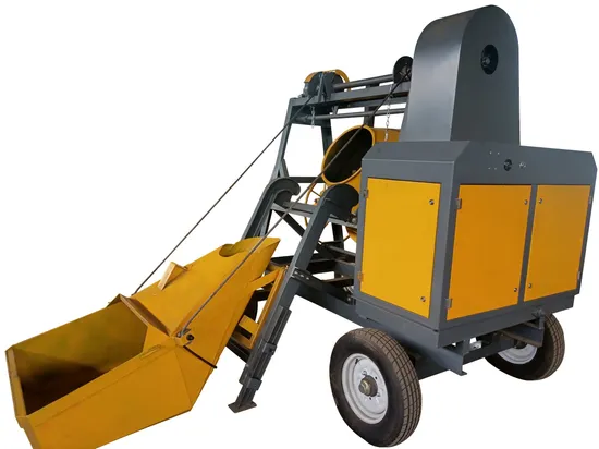 Self Loading Hoist Construction Cement Mixer