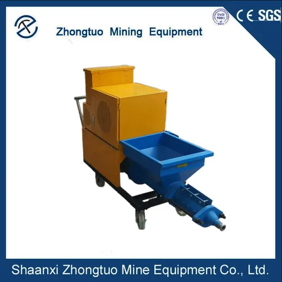 Shotcrete Maechin Concrete Pump Wall Plastering Machine