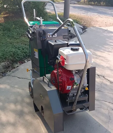 Petrol Pavement Floor Saw Road Cutter Reinforced Concrete Cutting Machine
