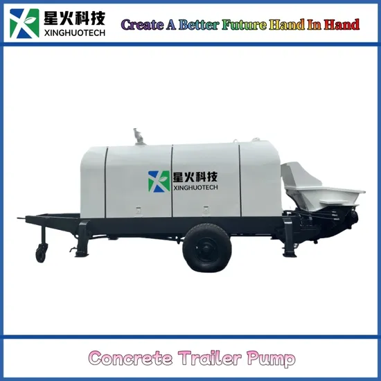 High Quality 60m3/H Concrete Trailer Pump
