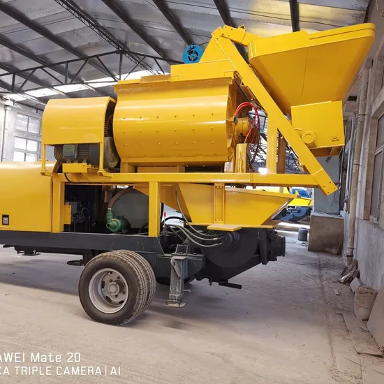 Price Favorable Mandatory Concrete Mixing Pump High Speed Mini Small Concrete Machinery