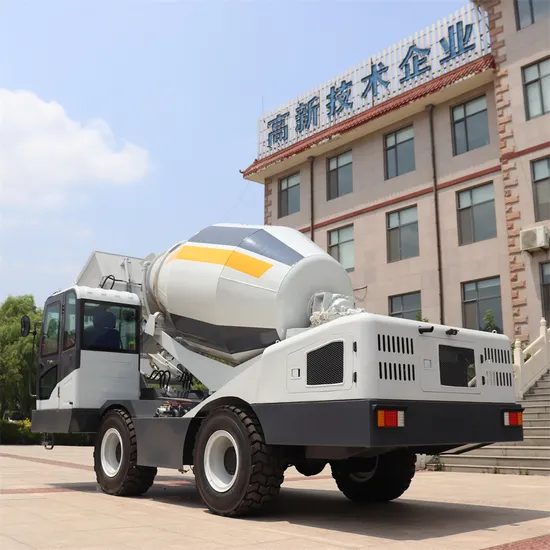 4 Cubic Meters Self-Loading Concrete Mixer Truck Mobile Cement Mixer for Sale