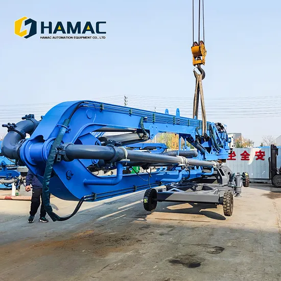 Hamac Hgy13 Hgy15 Hgy17 Mobile Spider Concrete Boom Hydraulic Concrete Placing Boom for Sale