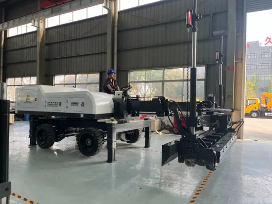 Telescopic Arm Vibratory Concrete Screed Equipment Floor Leveling Machine