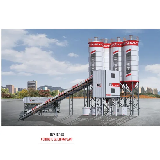 240 M³ /H Sanny Stationary Concrete Batch Plant Hzs240c10c