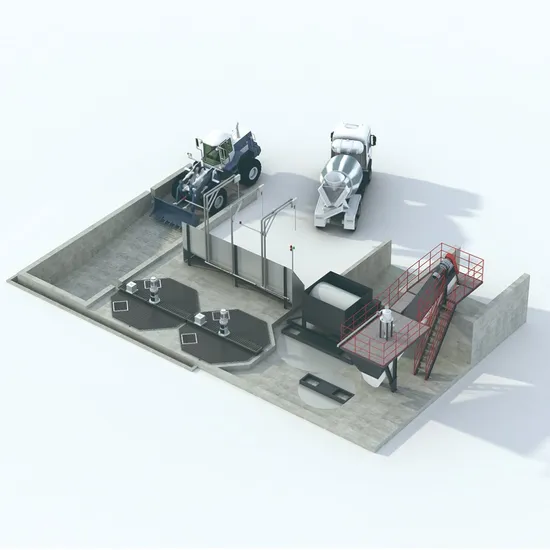 Container Type Wet Concrete Recycling Plant (WCRE)